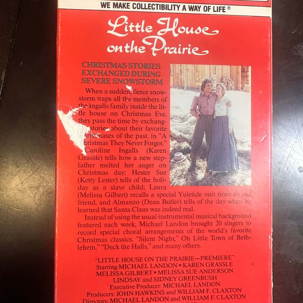 Little House on the Prairie - The Christmas They Never Forgot VHS - Picture 2 of 4